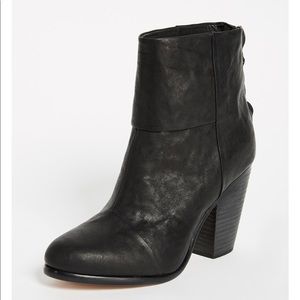 Rag & Bone Newbury Booties, Black size 36.5